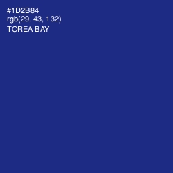 #1D2B84 - Torea Bay Color Image